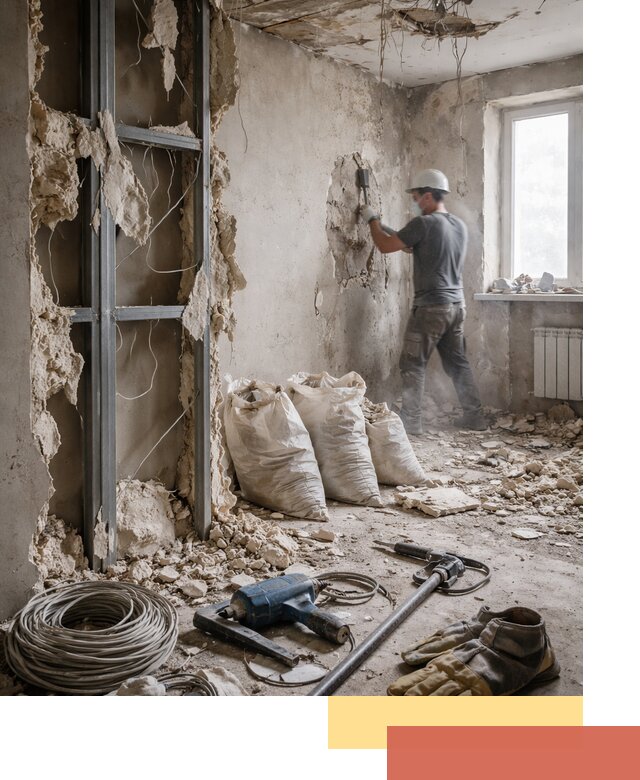 Профессиональный демонтаж зданий и конструкций в Новошахтинске