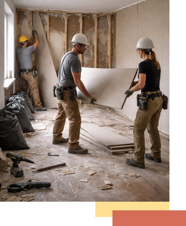 Демонтаж стеновых панелей в Новошахтинске быстро и аккуратно