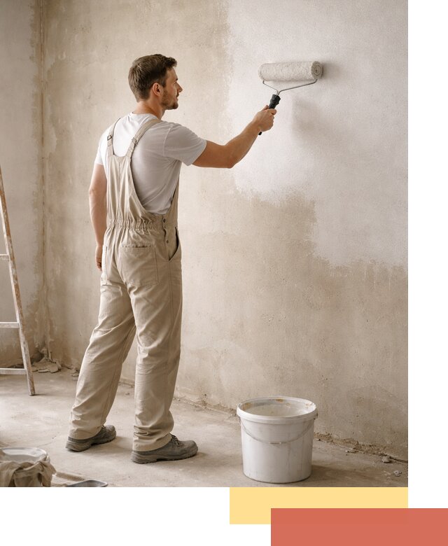 Грунтовка стен под отделку в Новошахтинске профессиональным раствором