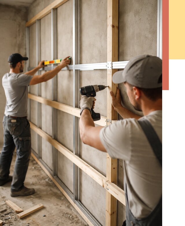 Устройство обрешетки под панели в Новошахтинске от 2187 руб. — монтаж под ключ | ОТДЕЛОЧНИК-Нвш