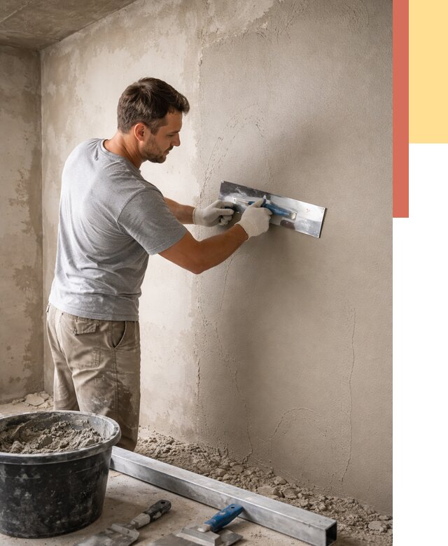 Штукатурка стен без маяков в Новошахтинске от 7500 руб/м2 — услуги и цена | ОТДЕЛОЧНИК-Нвш