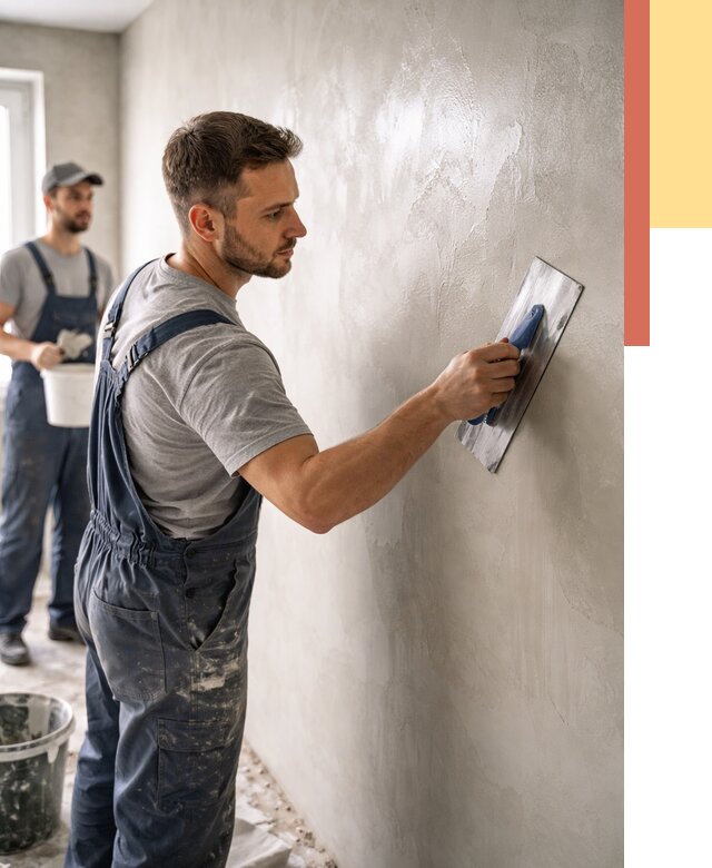 Глянцевание штукатурки стен в Новошахтинске от 7812 руб. — услуги и затирка | ОТДЕЛОЧНИК-Нвш