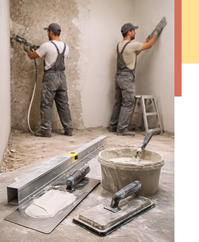 Штукатурка стен под обои в Новошахтинске от 4687 руб./м2 — выравнивание под обои | ОТДЕЛОЧНИК-Нвш