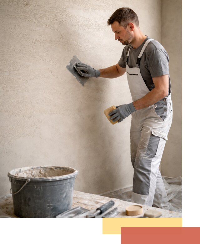 Декоративная штукатурка травертин в Новошахтинске для стен и потолков