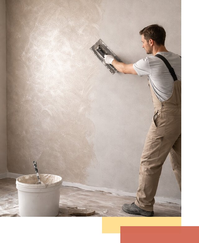 Декоративная штукатурка «Мокрый шелк» под ключ в Новошахтинске