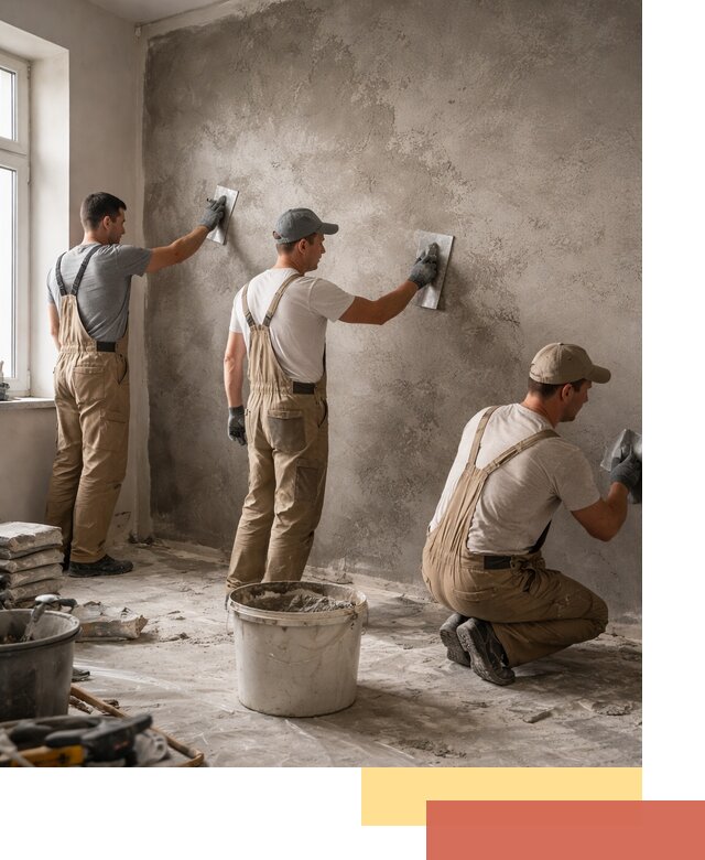 Декоративная штукатурка под бетон в Новошахтинске для стен и потолков