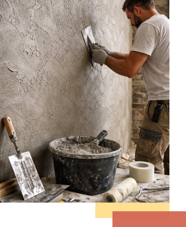 Декоративная штукатурка лофт в Новошахтинске — отделка стен и потолков