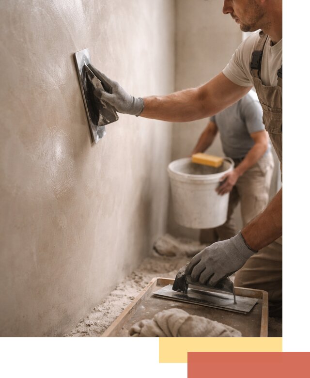 Нанесение марокканской штукатурки таделакт в Новошахтинске