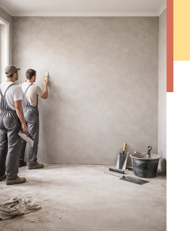 Микробетон на стены в Новошахтинске от 1302 руб. — нанесение и отделка | ОТДЕЛОЧНИК-Нвш