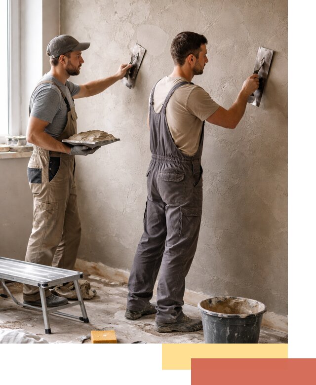 Ремонт декоративной штукатурки и восстановление фактуры в Новошахтинске