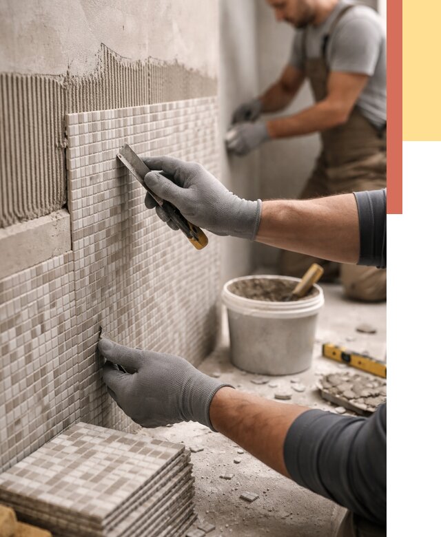 Облицовка стен мозаикой в Новошахтинске от 3333 руб/м2 — укладка мозаики на стены | ОТДЕЛОЧНИК-Нвш