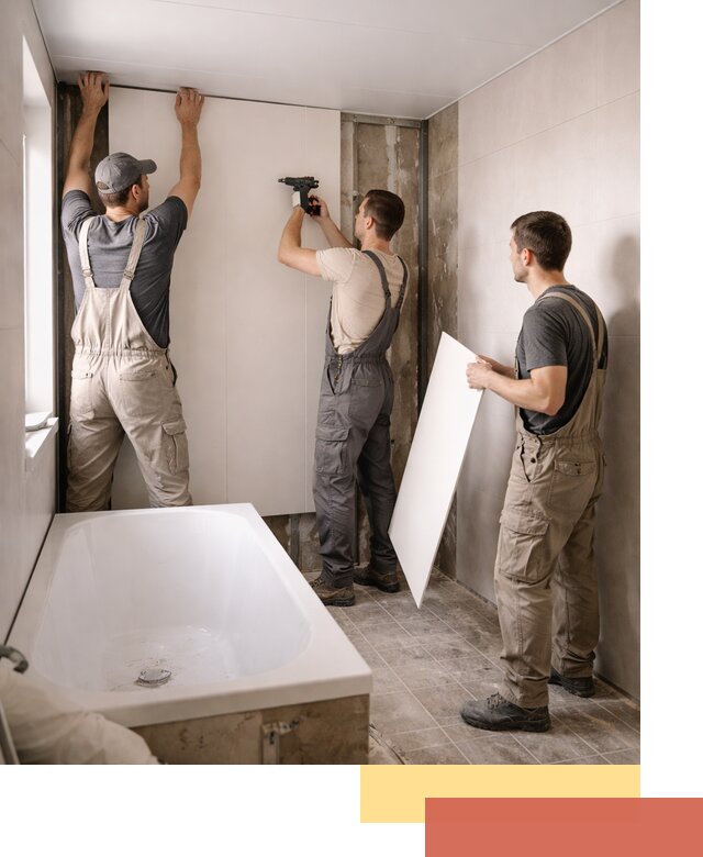 Отделка ванной панели ПВХ профессионально в Новошахтинске