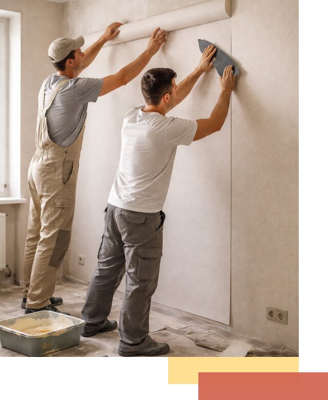 Поклейка виниловых обоев в Новошахтинске профессионально и качественно