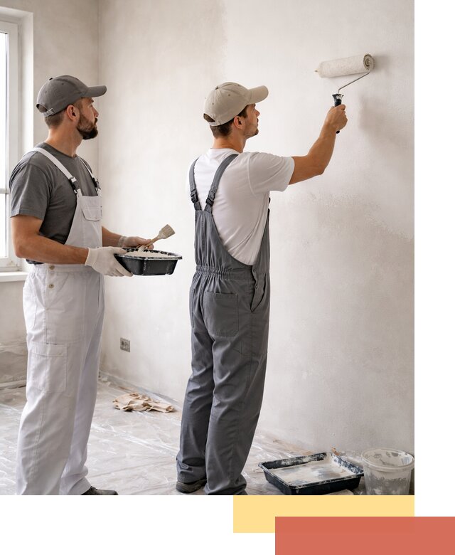 Покраска стен водоэмульсионной краской в Новошахтинске