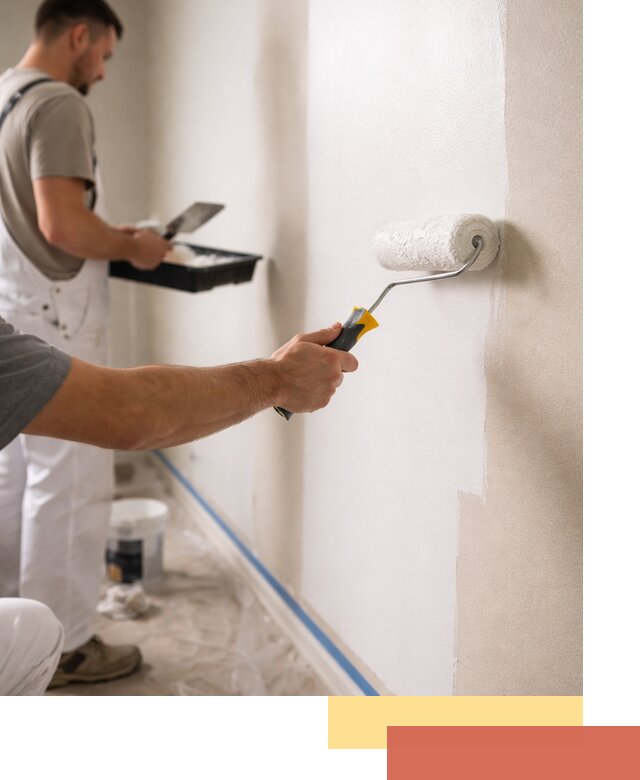 Покраска стен акриловой краской профессионально в Новошахтинске