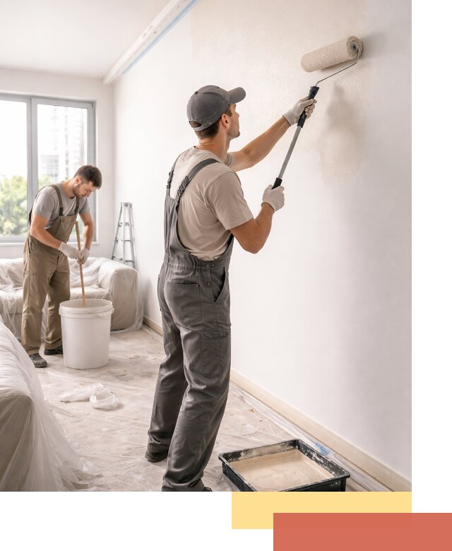 Покраска стен в офисе в Новошахтинске — быстрый и качественный ремонт