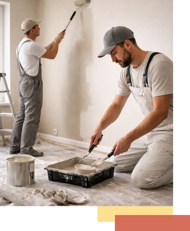 Покраска стен в квартире в Новошахтинске — профессионально и аккуратно