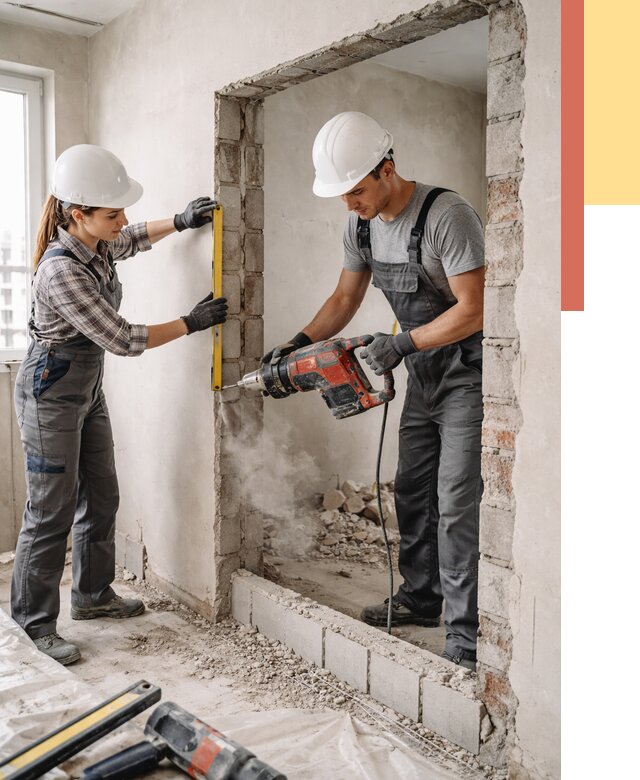 Создание проемов в стенах в Новошахтинске от 6770 руб. — алмазная резка и расширение | ОТДЕЛОЧНИК-Нвш