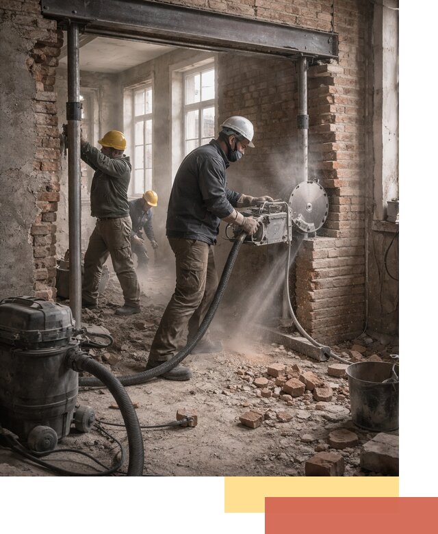 Прорезка проема в стене под дверной или оконный проем в Новошахтинске