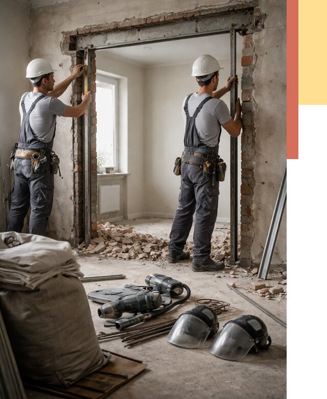 Расширение дверного проема в Новошахтинске от 13020 руб. под ключ | ОТДЕЛОЧНИК-Нвш