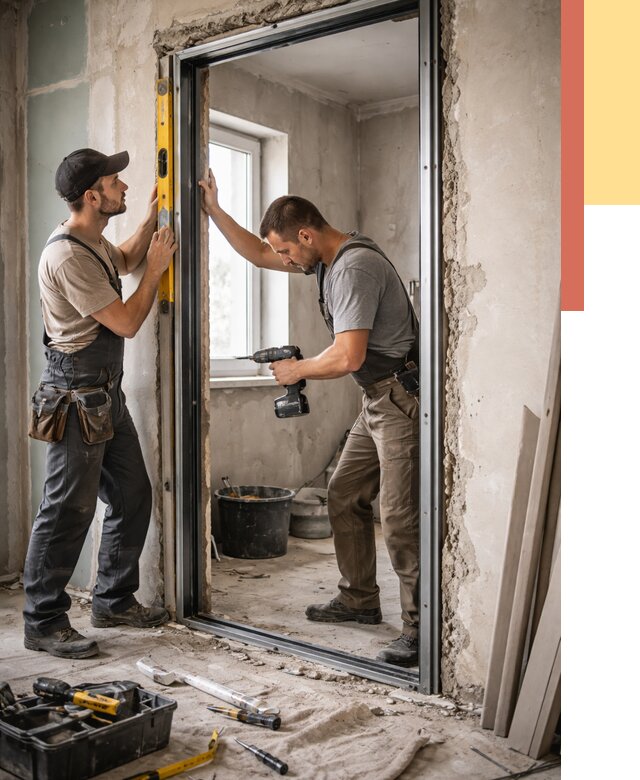 Закладка дверного проема в Новошахтинске от 3646 руб. — быстро и недорого | ОТДЕЛОЧНИК-Нвш