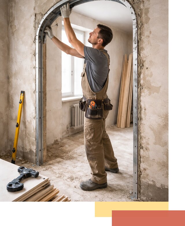 Устройство арочного проема в Новошахтинске под ключ