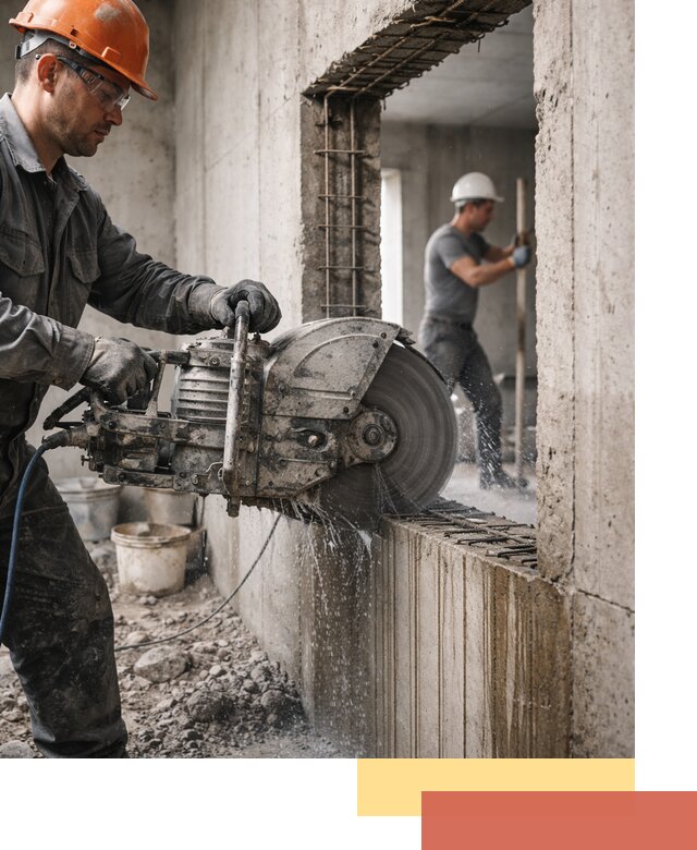 Алмазная резка проемов в Новошахтинске быстро и точно