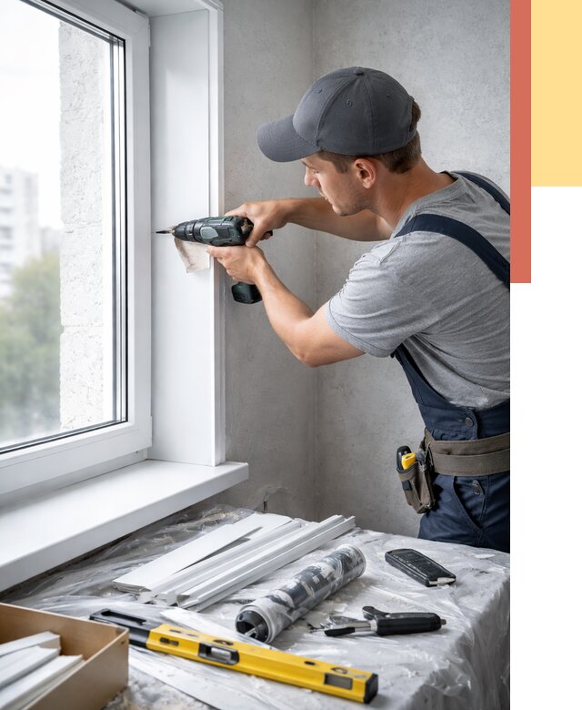 Установка пластиковых откосов в Новошахтинске от 2344 руб. | ОТДЕЛОЧНИК-Нвш монтаж, быстро и недорого