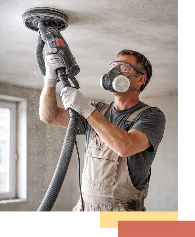 Шлифовка потолка в Новошахтинске — качественная подготовка под отделку