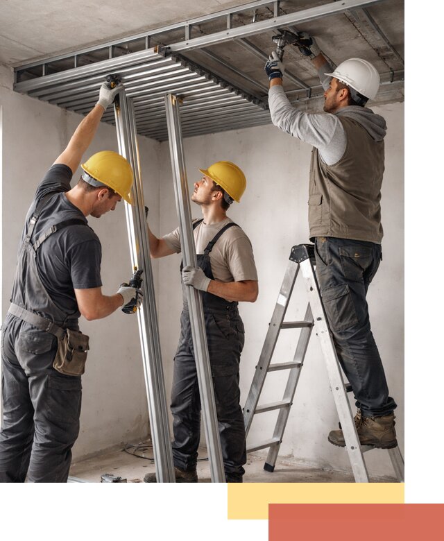 Монтаж реечного потолка под ключ в Новошахтинске