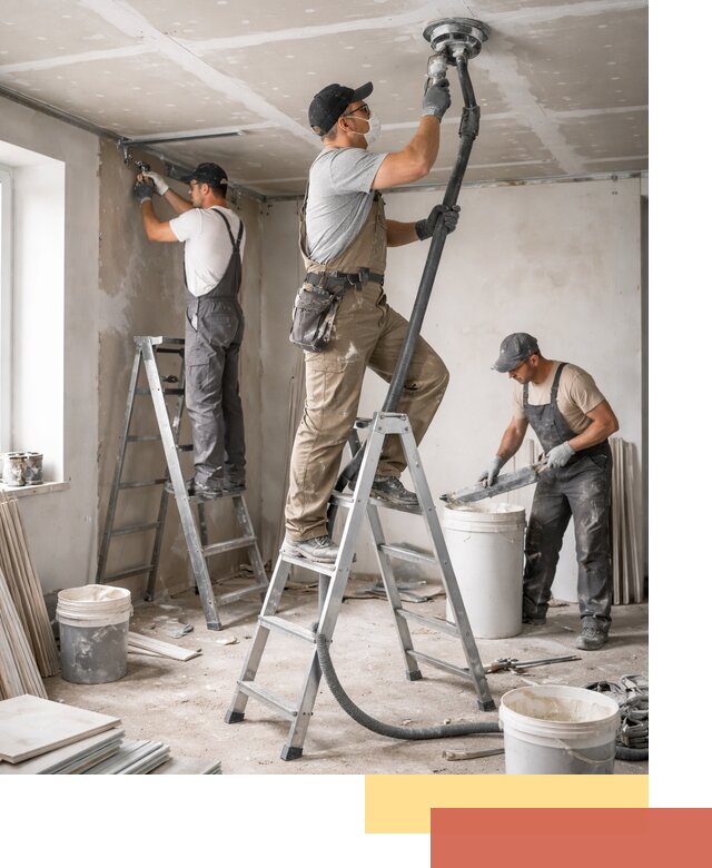 Ремонт потолка из гипсокартона в Новошахтинске: быстрый и качественный монтаж