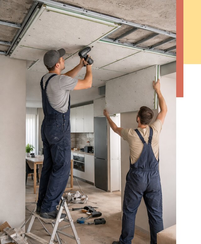 Шумоизоляция потолка панелями зипс в Новошахтинске от 1927 руб. под ключ | ОТДЕЛОЧНИК-Нвш